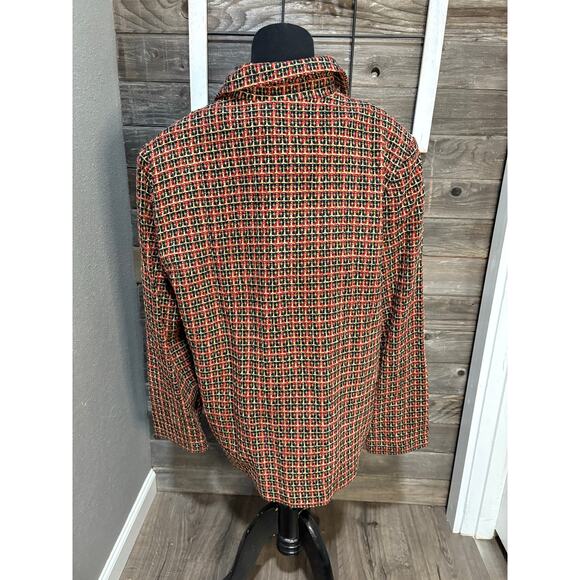 Alfred Dunner Vintage plaid blazer suit jacket women's size Medium - Picture 7 of 9